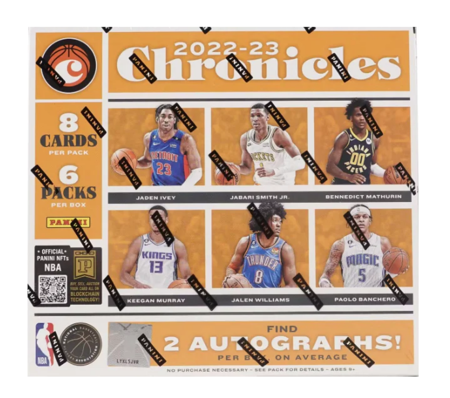 2022-23 Panini NBA Basketball Chronicles Hobby Box