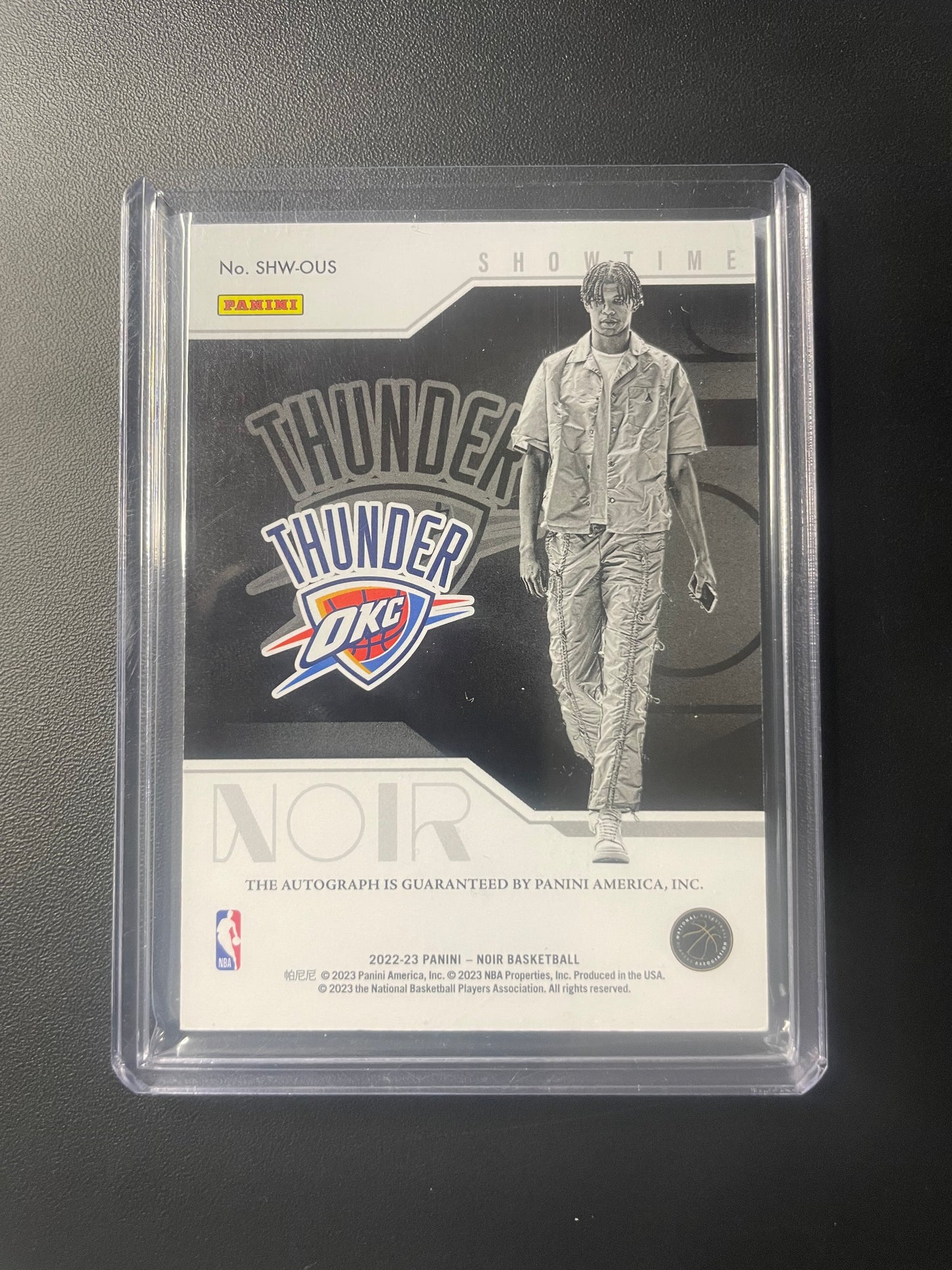 2022/ 23 Panini Noir #17 Ousmane Dieng OKC Showtime 15/99