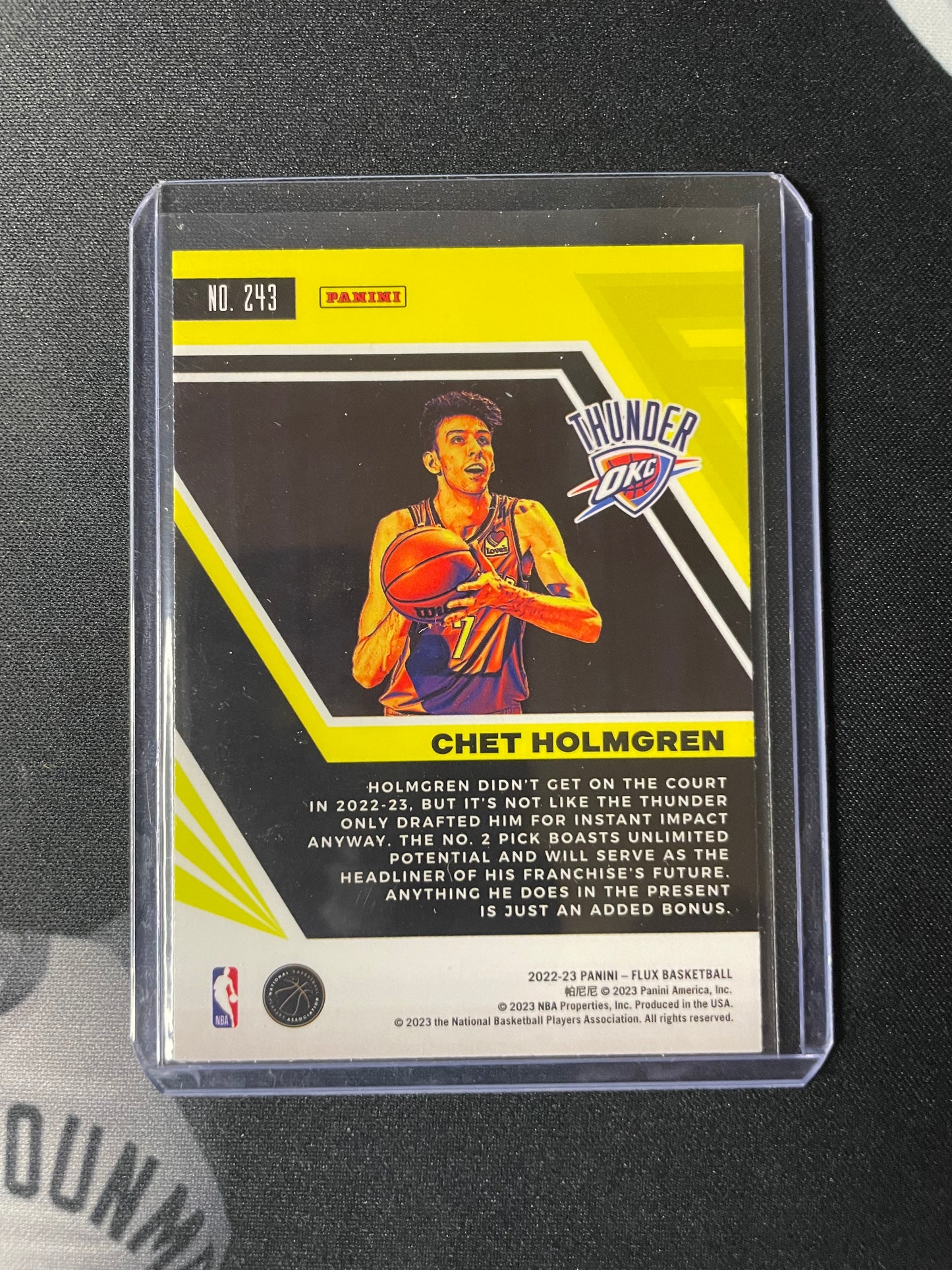 2022/23 Panini Flux #243 Chet Holmgren OKC