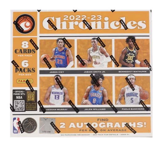 2022-23 Panini NBA Basketball Chronicles Hobby Box