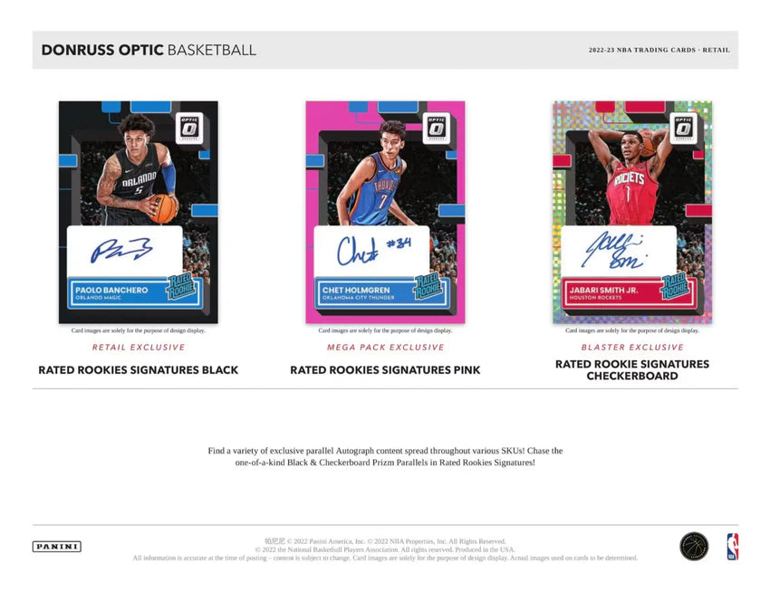 2022-23 Panini NBA Donruss Optic Basketball 6-pack Blaster Box