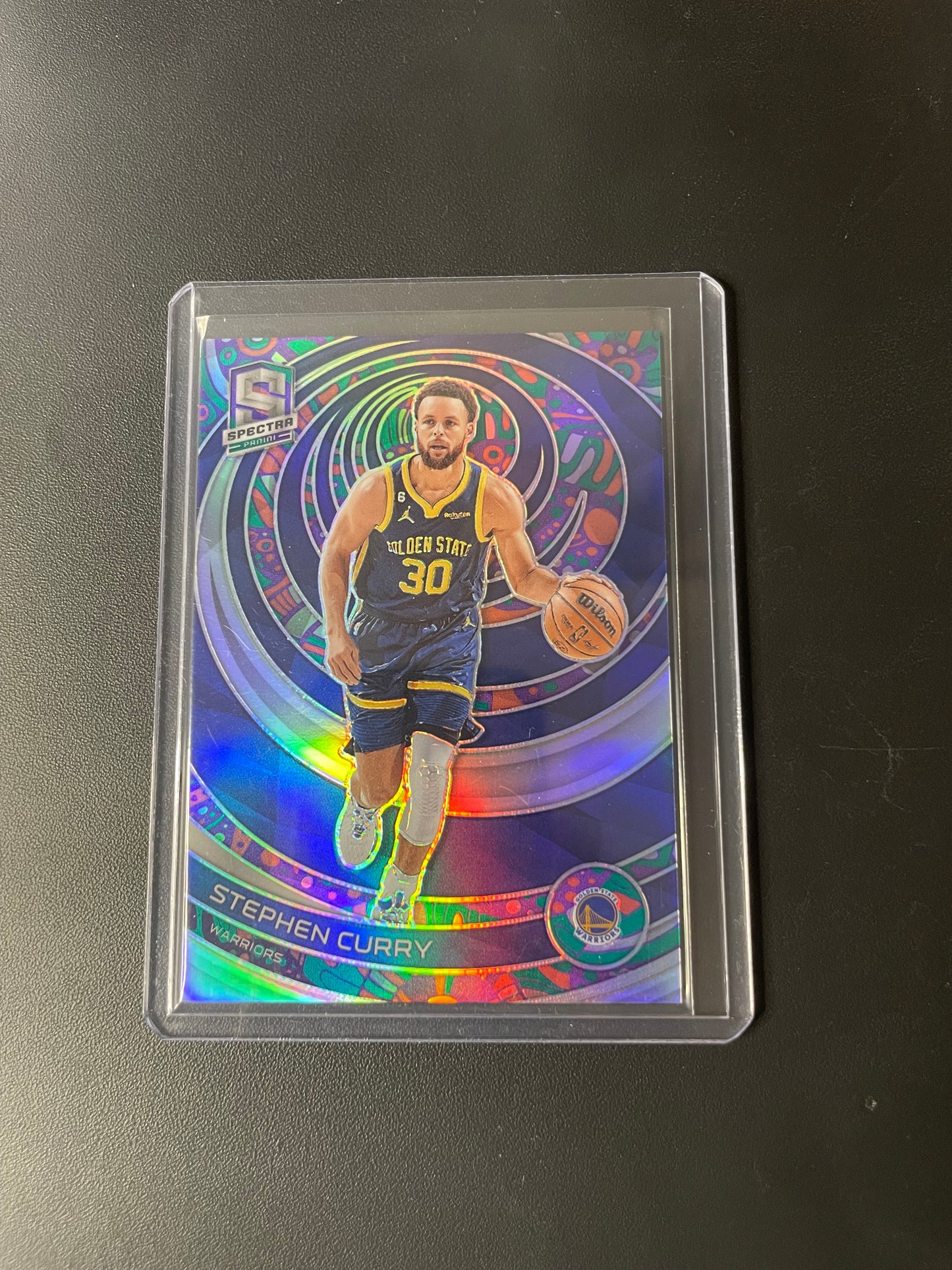2022/23 Panini Spectra #69 Steph Curry Golden State Warriors Psychedelic
