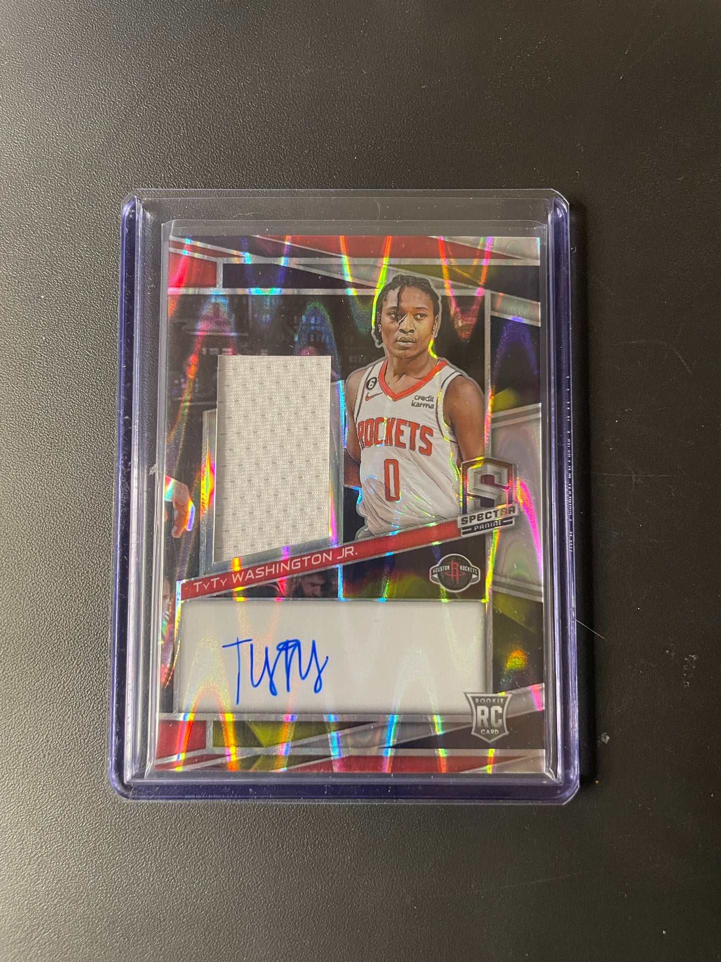 2022/23 Panini  Spectra #223 TyTy Washington Jnr Houston Rockets Supernova RPJ 35/75