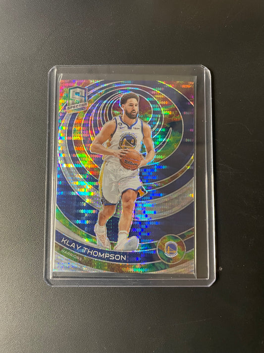 2022/23 Panini Spectra #67 Klay Thompson, Golden State Warriors Celestial 009/149