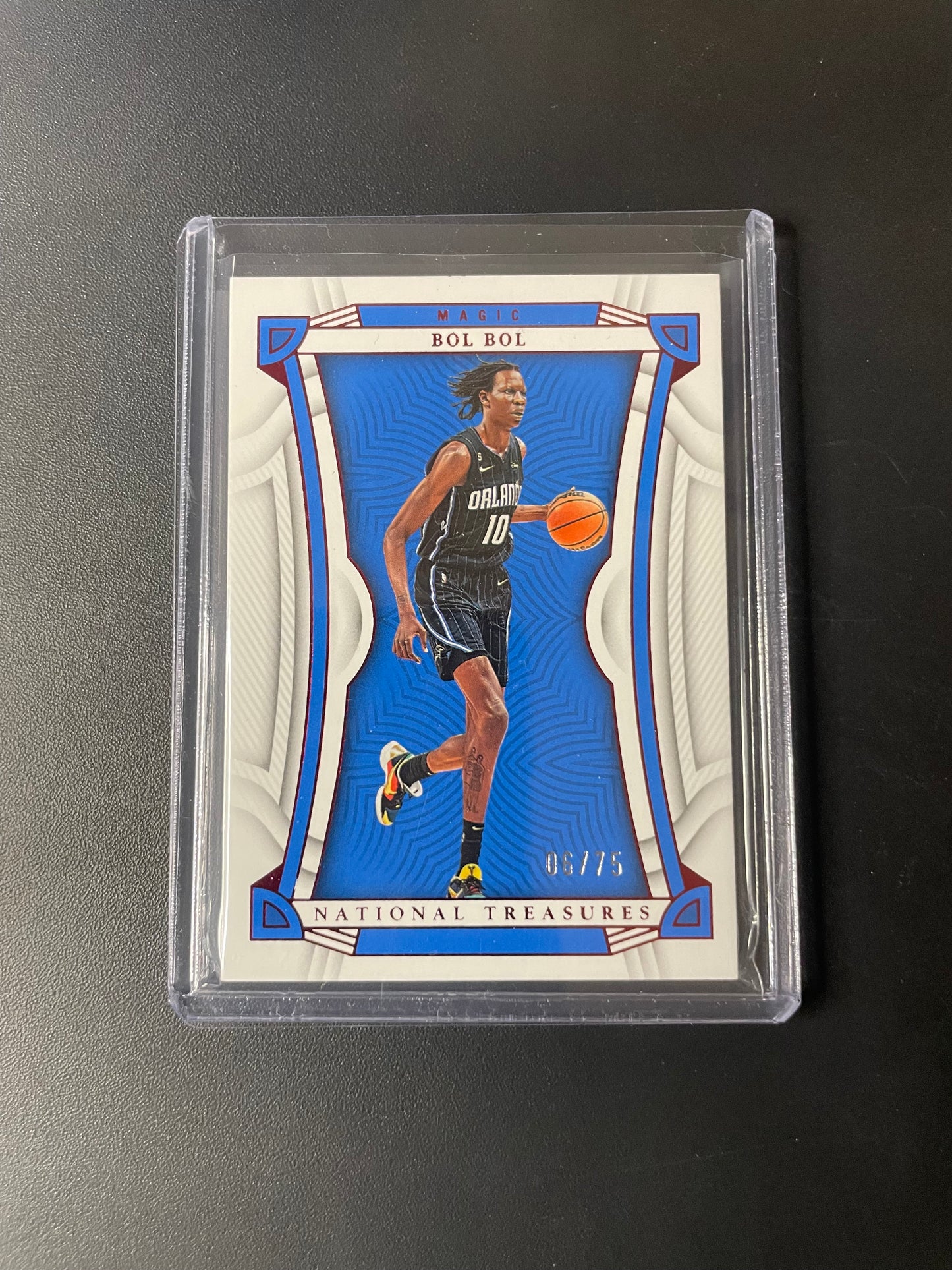 2022/23 Panini Nation Treasures #89 Bol Bol, Orlando Magic Red 06/75