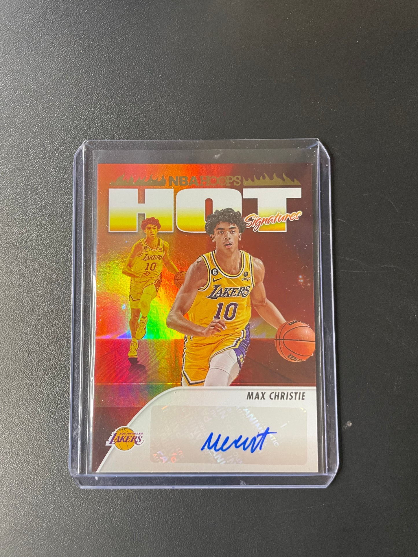 2023/24 Hoops #31 Max Christie, Los Angeles Lakers Hot Signatures