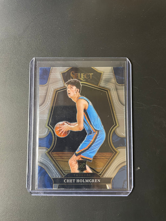 2022/23 Panini  Select #196 Chet Holmgren, Oklahoma City Thunder, Premier level