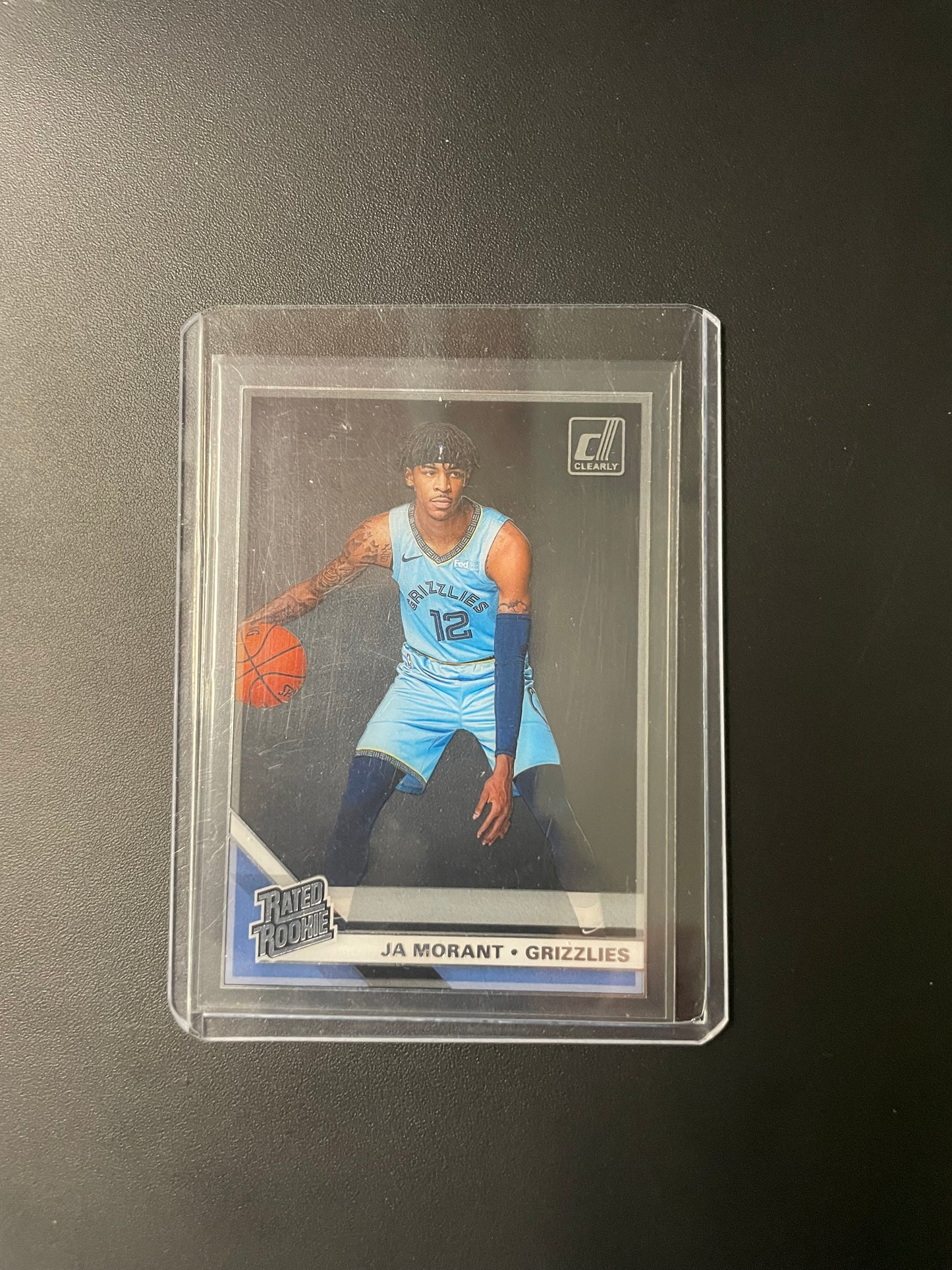 2019/20 Panini Donruss #V52 Ja Morant Memphis Grizzlies Clearly Donruss Rated Rookie