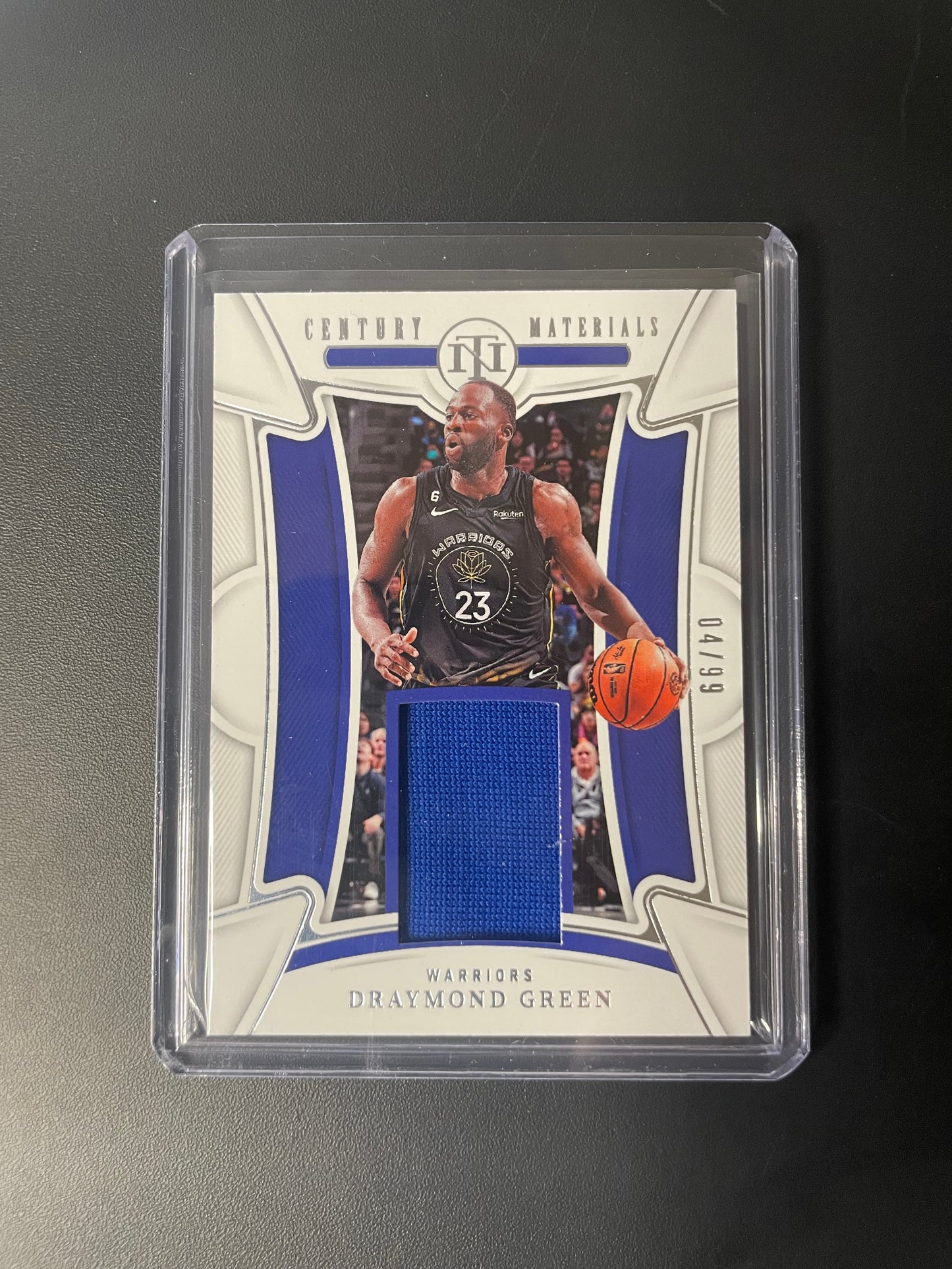 2022/23 Panini National Treasures Draymond Green Golden State Warriors Century Material 04/99