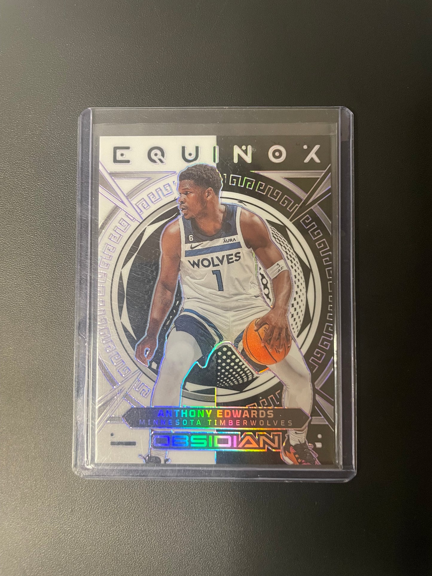 2022/23 Panini Obsidian #26 Anthony Edwards Minnesota Wolves Equinox 08/75