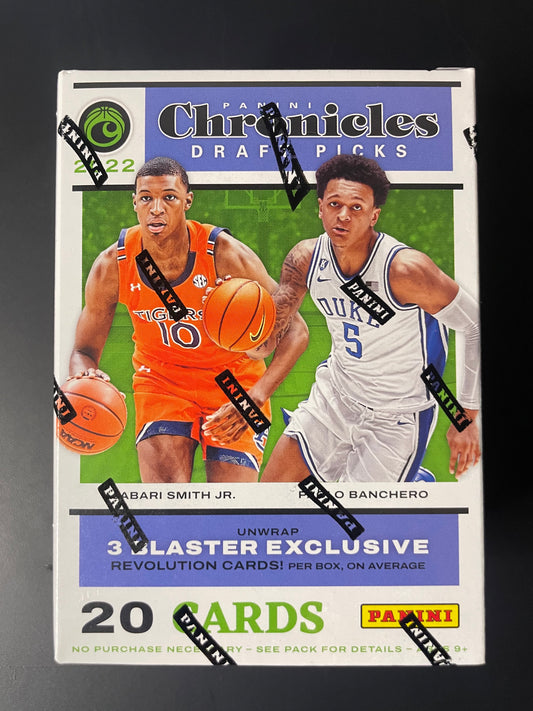2022/23 Panini Chronicles Draft Picks Basketball 5-Pack Blaster Box (Pink Parallels!)
