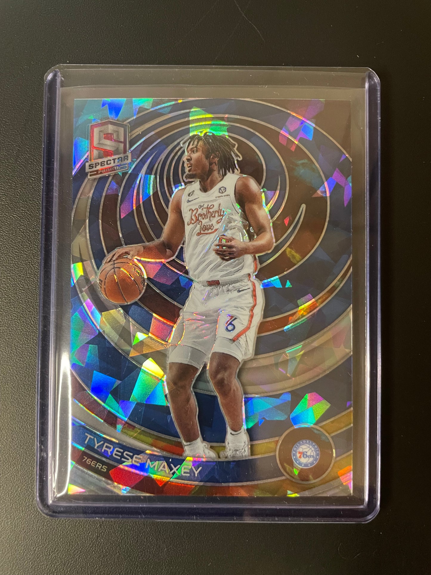 2022/23 Panini Spectra #80 Tyrese Maxey Philadelphia 76ers Astral 35/49