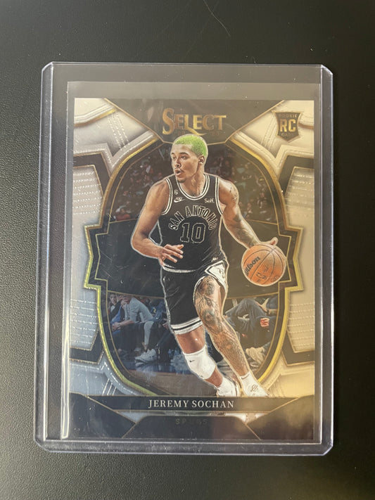 2022/23 Panini Select Jeremy Sochan #192 San Antonio Spurs Select Silver  RC