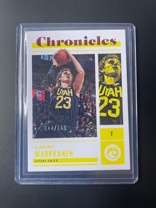 2022/23 Panini Chronicles #19 Lauri Markkanen Utah Jazz 144/149