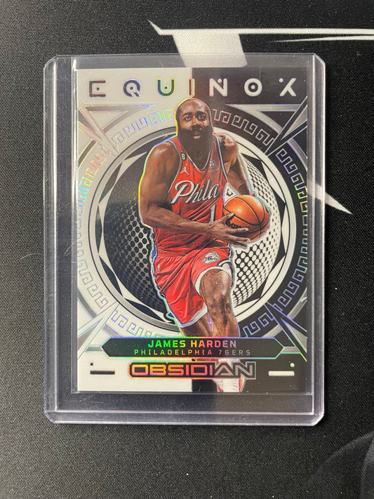 2022/23 Panini Obsidian #23 James Harden Philadelphia 76ers Equinox  32/99