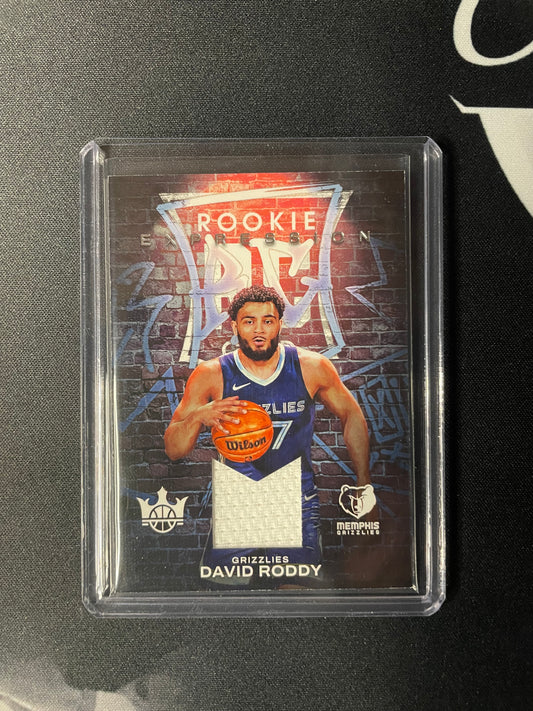 2022/23 Panini Court Kings #24 David Roddy Memphis Grizzlies  Rookie Expression