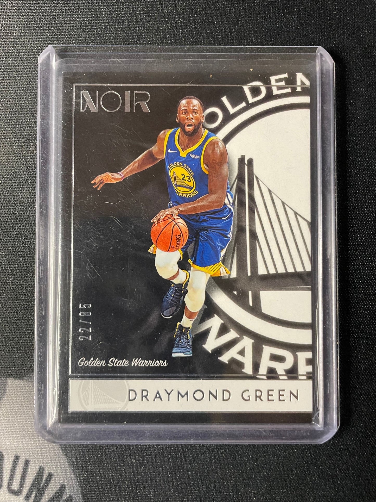 2018/19 Panini Noir #106 Draymond Green Golden State Warriors Icon Edition 22/85