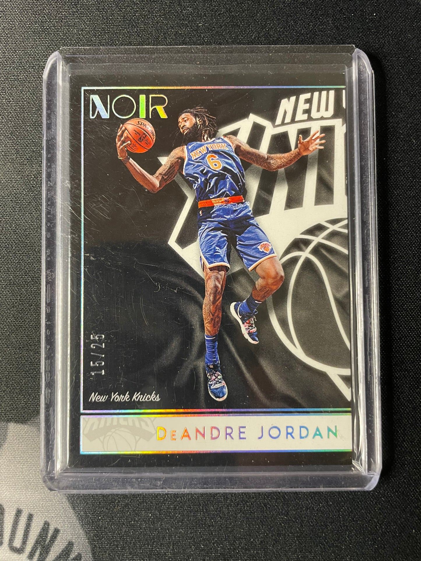 2018/19 Panini Noir #102 Deandre Jordan New York Knicks 15/25 Icon Edition