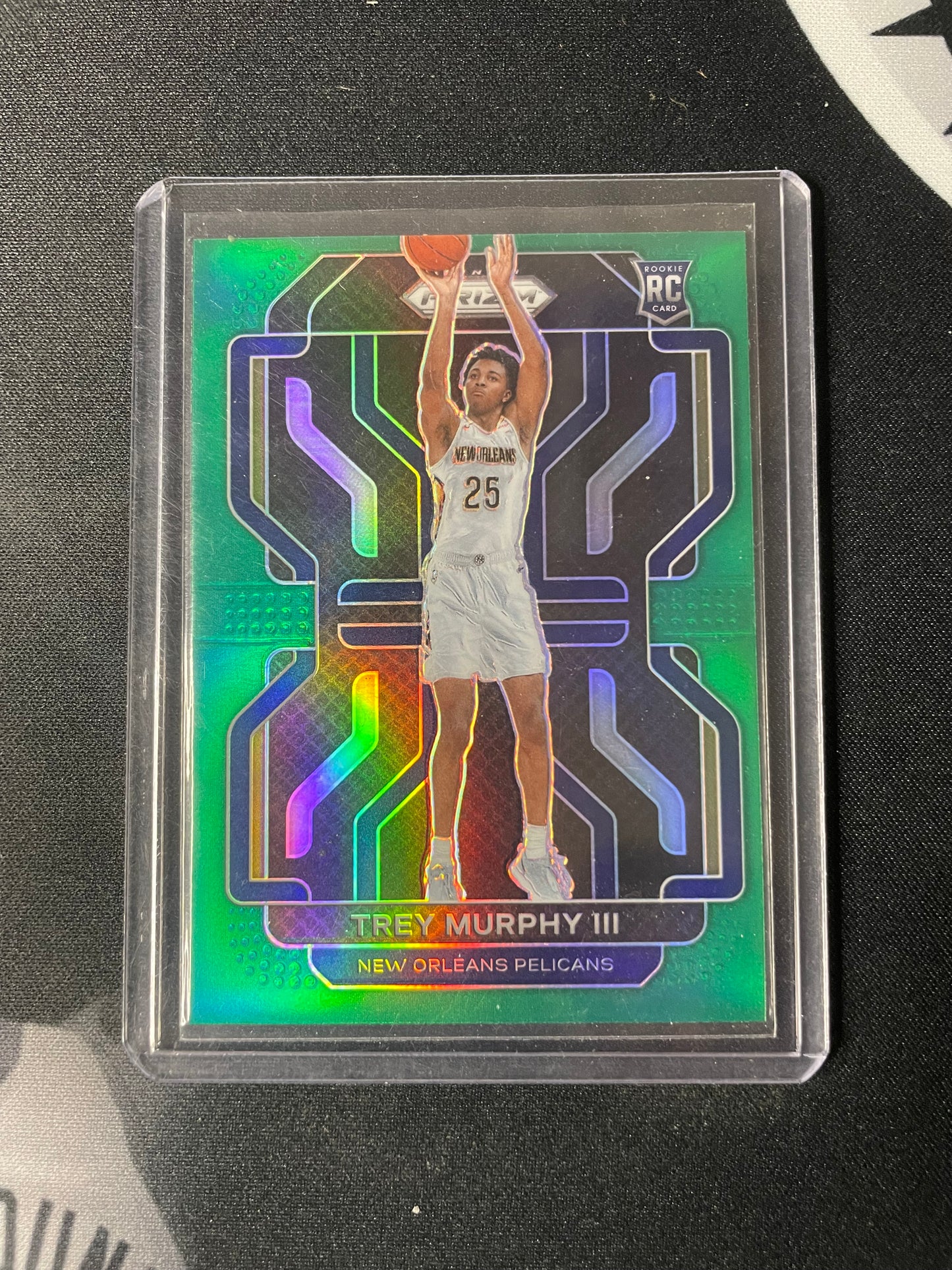 2021/22 Panini Prizm #288 Trey Murphy III New Orleans Pelicans green prizm