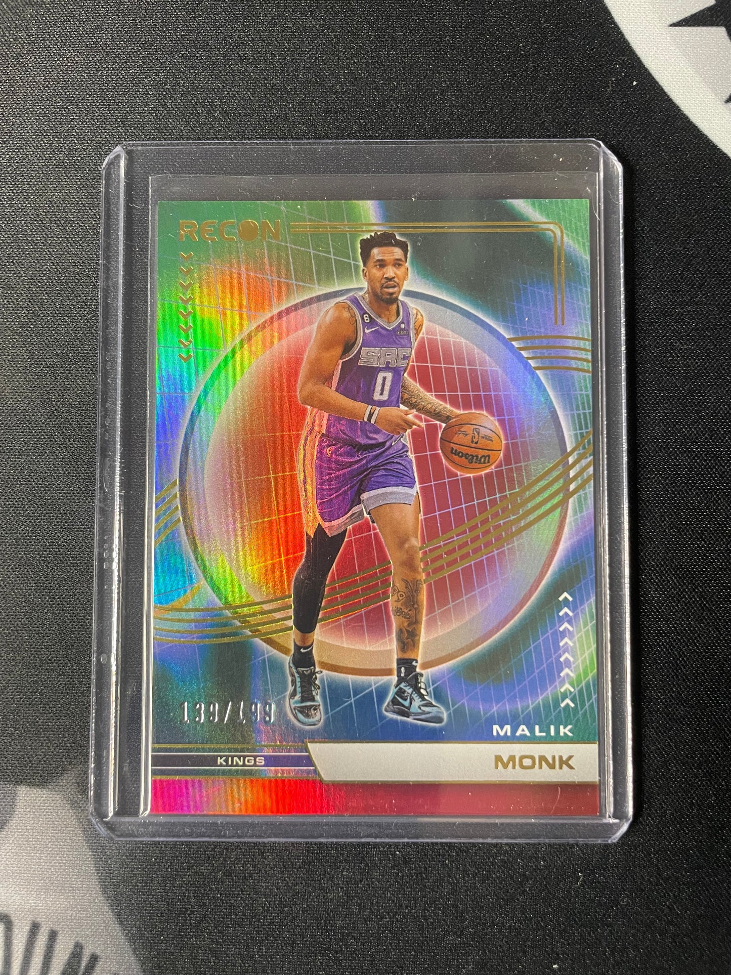 2022/23 Panini Recon #108 Malik Monk Sacramento Kings Red Halo  139/199