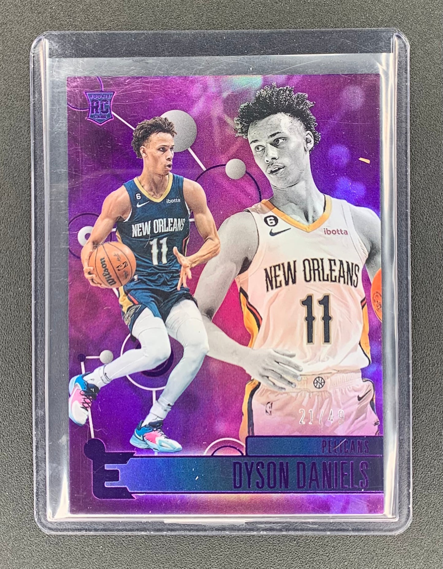 2022/23 Panini Chronicles #208 Dyson Daniels, New Orleans Pelicans Essentials Pink