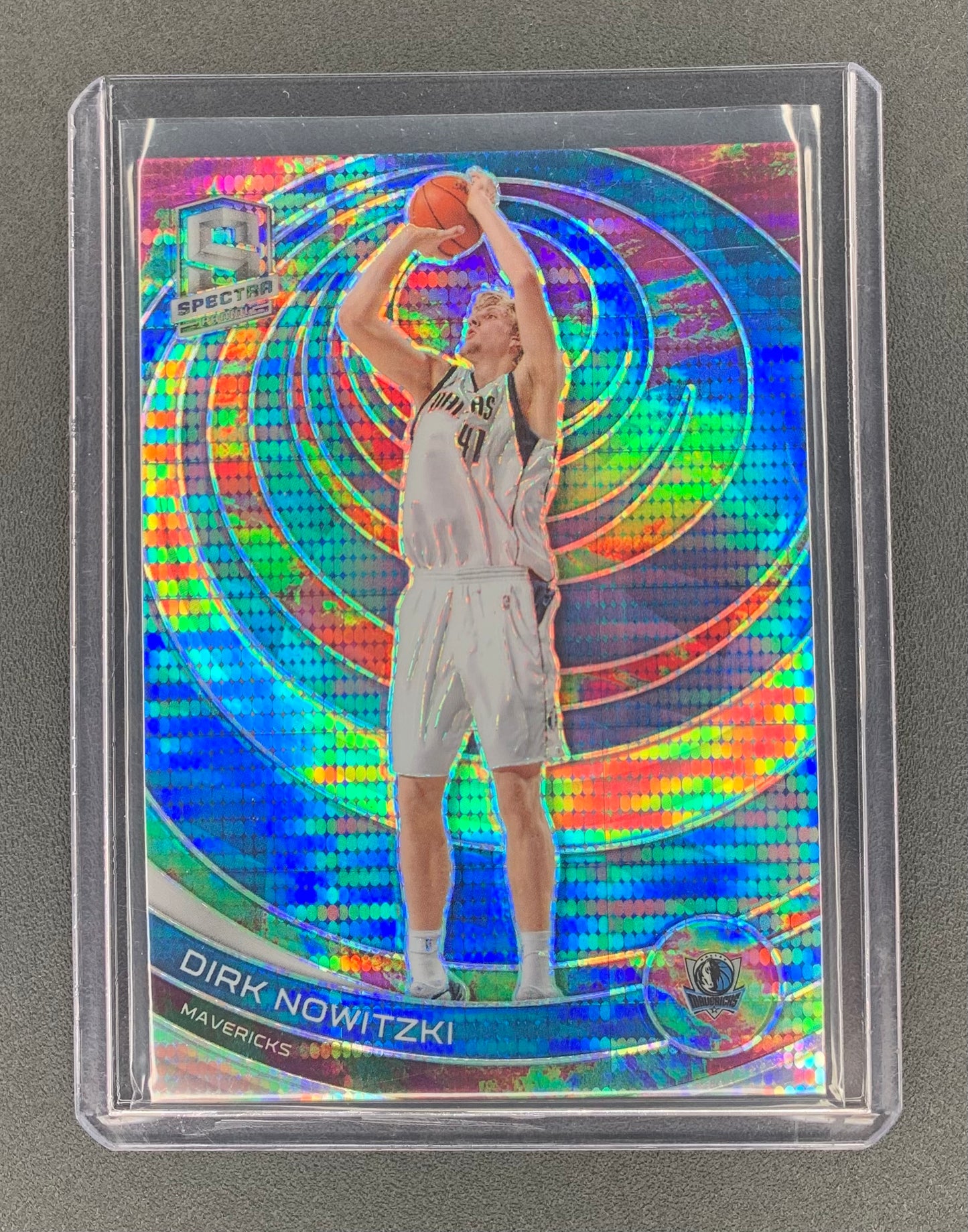 2022/23 Panini Spectra #148 Dirk Nowitzki, Dallas Mavericks Celestial 94/149