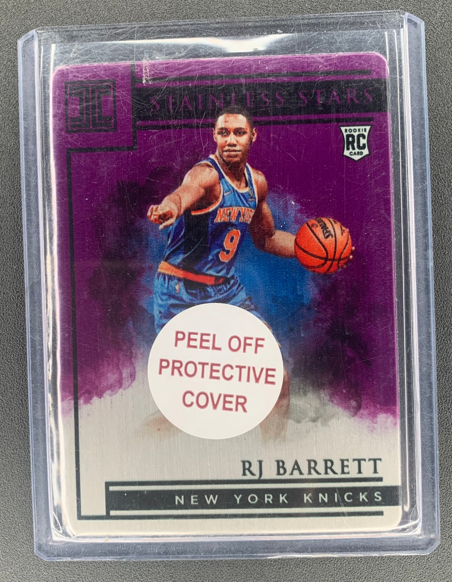 2019/20 Panini Impeccable #1 RJ Barrett, New York Knicks Purple  46/49