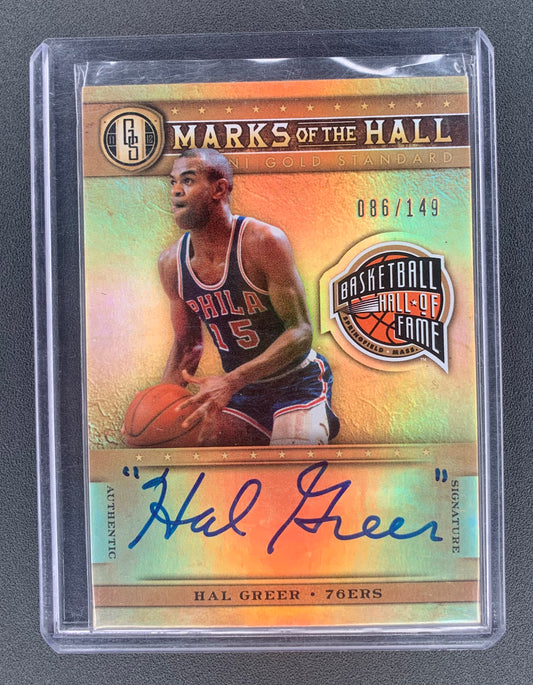 2011/12 Gold Standard #13 Hal Greer Marks of the Hall Autographs 086/149